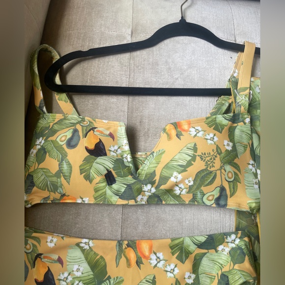 Nuera Brand Tropical Print Bikini Set with Sarong - never worn - Picture 7 of 7